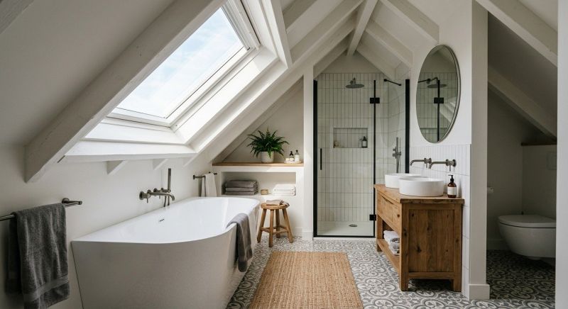 Attic Bathroom Remodeling in Jonesboro, GA