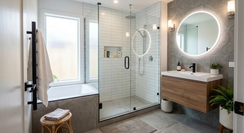 Tub To Shower Conversion in Sharpsburg, GA